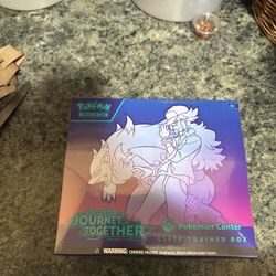 Journey Together Pokemon Center Etb Sealed 