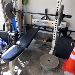 Bench Press And Squat Rack