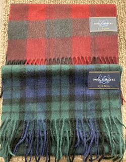 *FOR SALE-2 BRAND NEW Beautiful 100% PURE Cashmere Scarfs