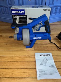 Kobalt 1/4-in x 25-ft High Carbon Wire Drain Auger
