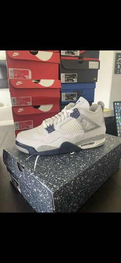 Jordan 4 Retro Midnight Navy Size 10.5M