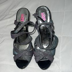 Platform heels multi color