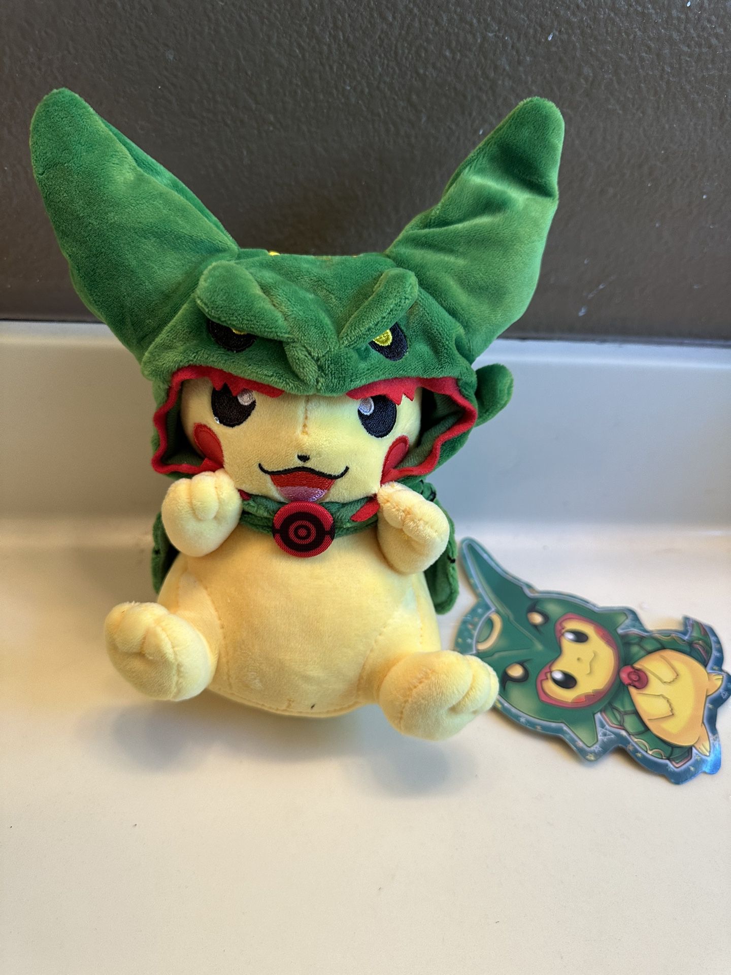 New Pikachu In A Rayquaza Costume Pokemon Plush