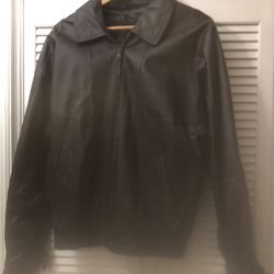 Men’s Leather Jacket Size Large