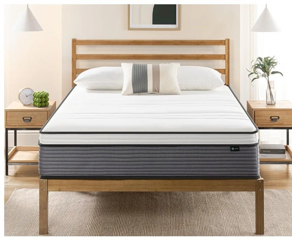 Brand New  ZINUS Full 12 Inch True Support Hybrid Mattress
