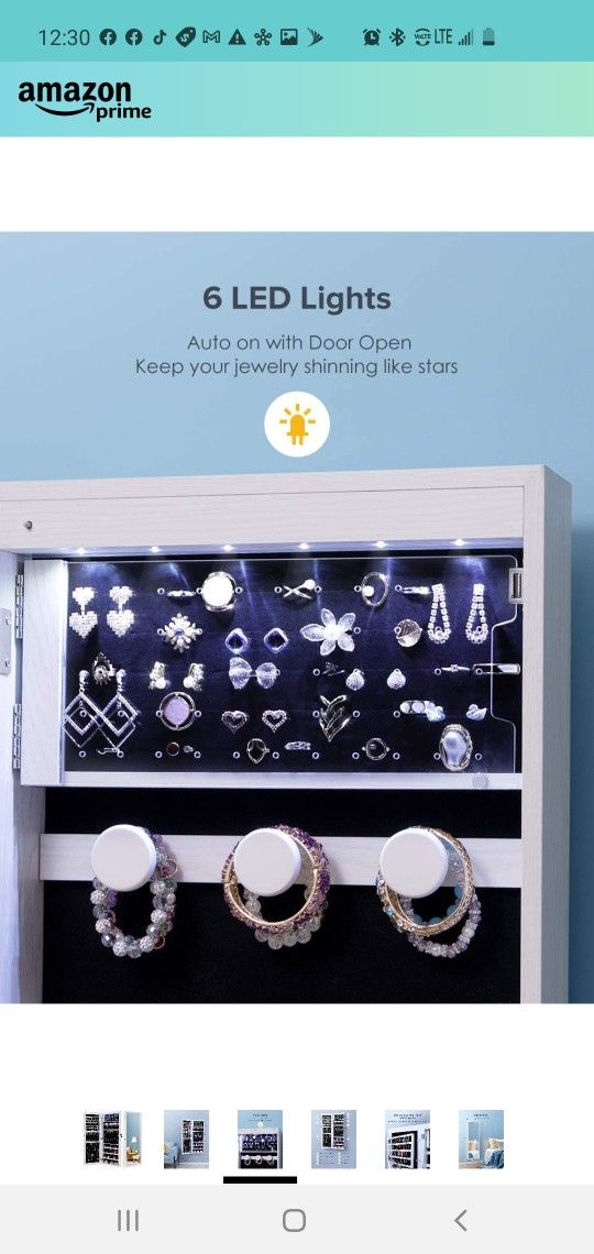 $100 NICETREE JEWELRY CABINET MIRROR