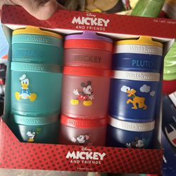Micky Mouse Snack Containers