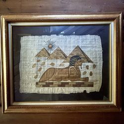 large Landscape Artwork Sphinx 37x29