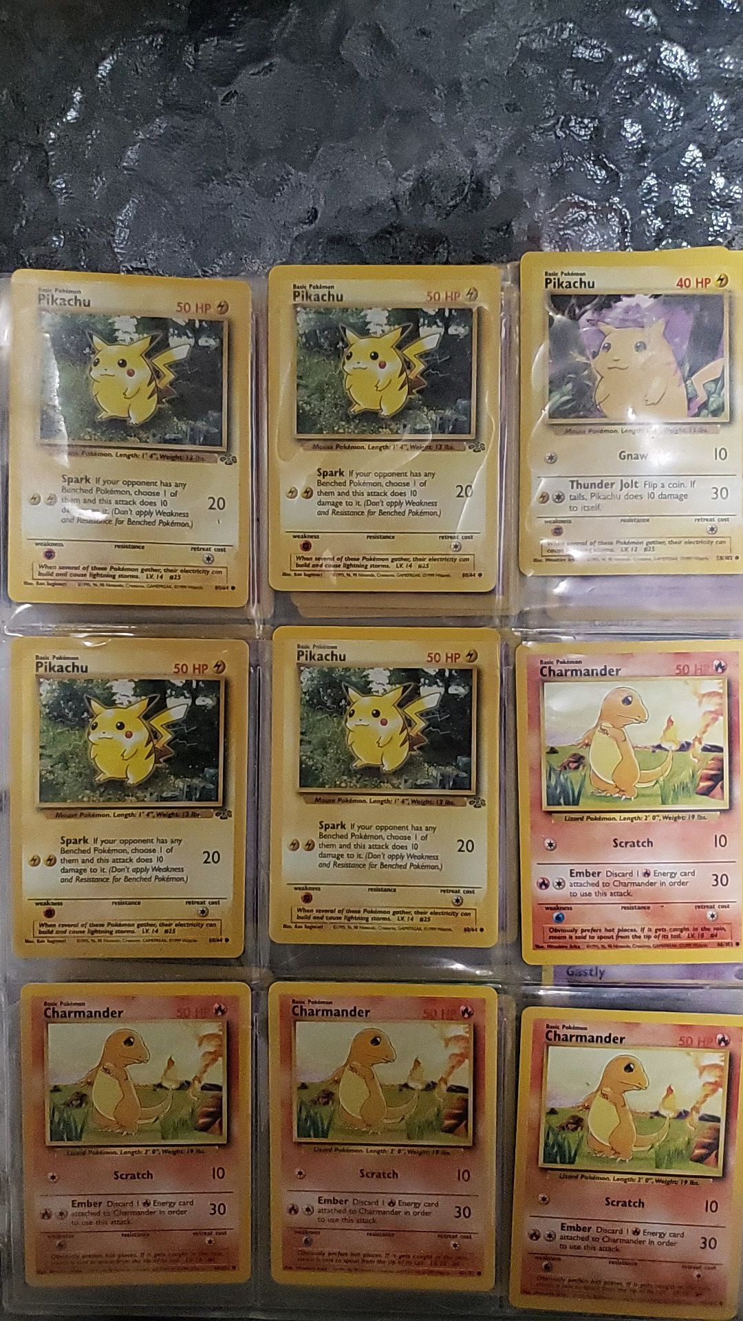 Pokemon card collection from 90's early 2000's