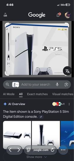 Ps5 slim used white and black