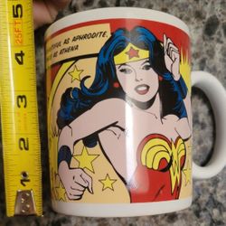 Wonder Woman Mug 11oz DC Comics, Beautiful as Aphrodite, Wise as Athena