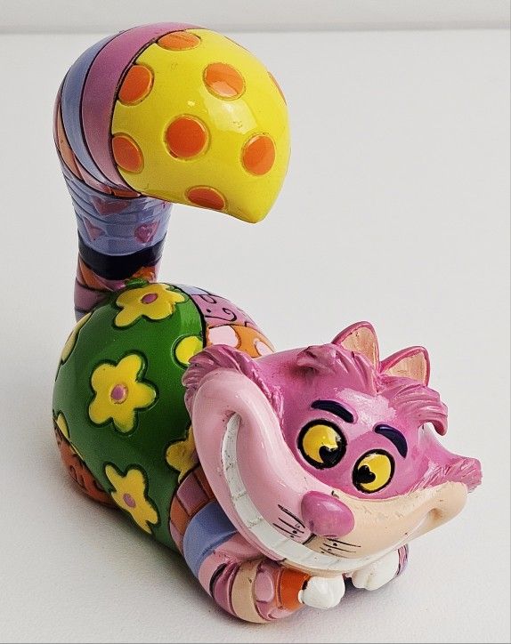Disney by Romero Britto Cheshire Cat Lying Mini Figurine 2011