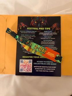 Nocturnal Wonderland GA wristband