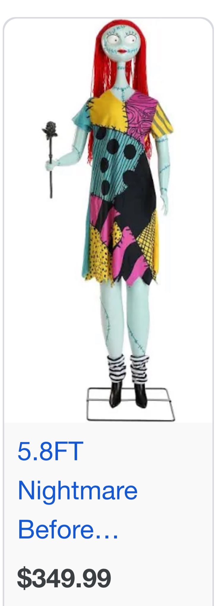 Sally From The Nightmare Before Christmas Animatronic