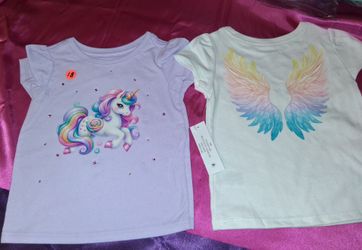 Toddler girls custom made t shirts
