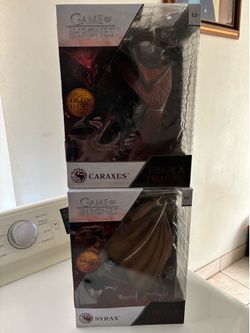 Game of Thrones Caraxes & Syrax Dragon Figures