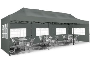 (Just Frame No Cover) COBIZI 10x30 Pop up Heavy Duty Commercial Canopy Tent Frame Only