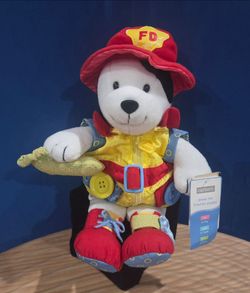 Carter's Dress Me Fireman Puppy activity plush toy 12-inch