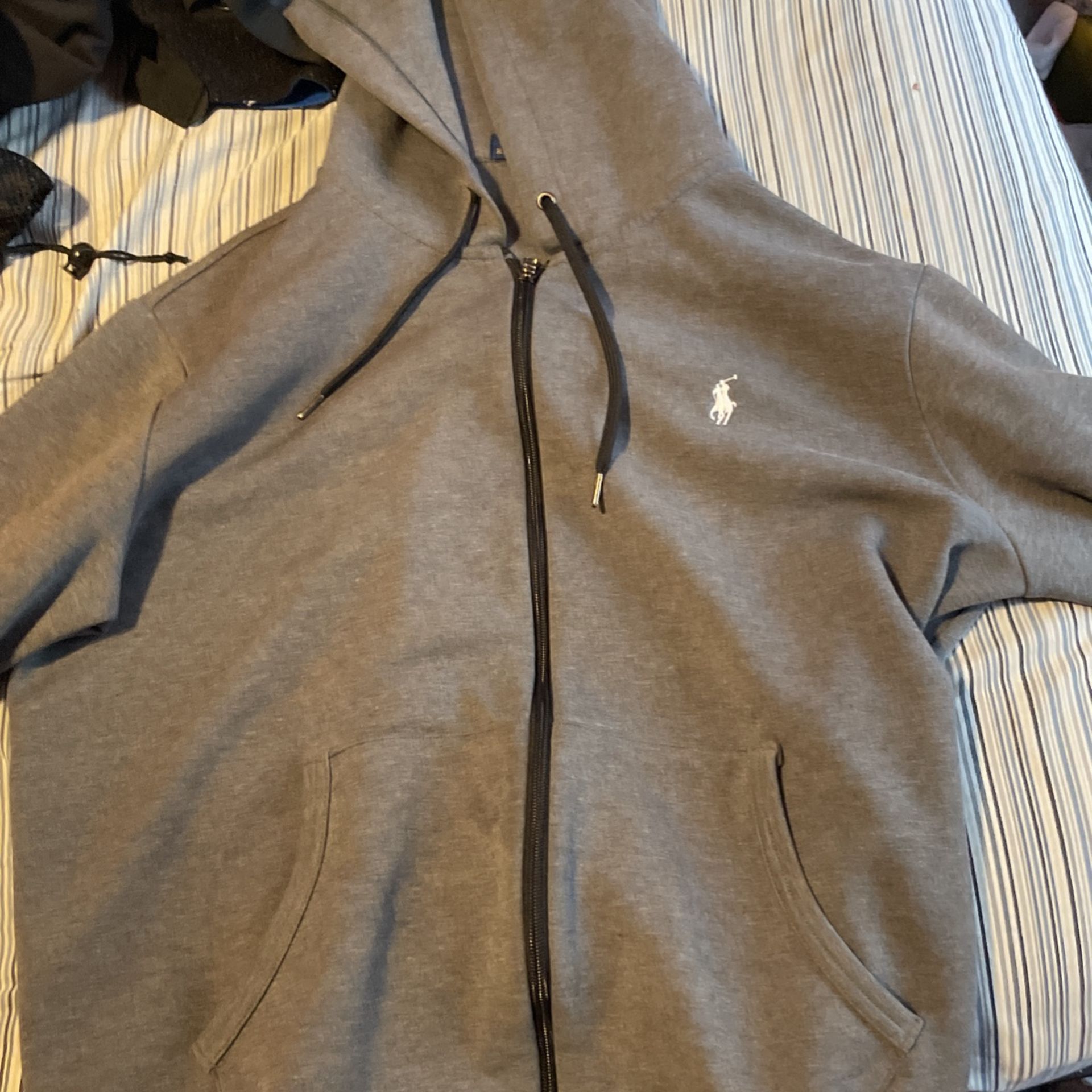 Dark Grey Polo Hoodie