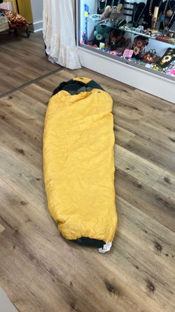 REI Mummy Sleeping Bag Yellow