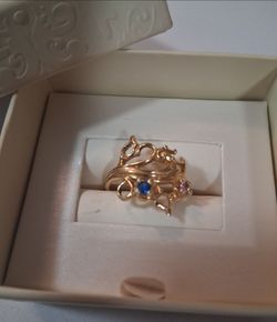 Gold Birthstone Ring