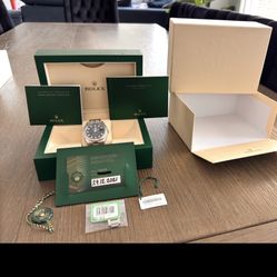 2021 Rolex Datejust 41 | Blue Dial | Fluted Bezel | Jubilee | Full Set | Ref. 126334