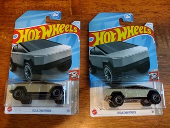 Hot Wheel Tesla Cyber Truck x2