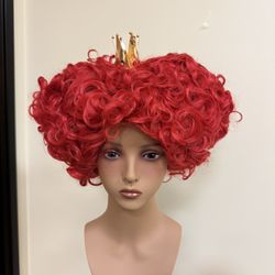 Queen Of Hearts, Synthetic Hair  Wig  New Halloween Costume Number 534