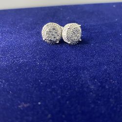 0.350CTW Sterling Silver Earrings