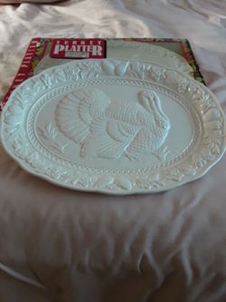 OvalTurkey platter 18×14/1/4 .