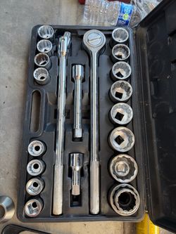 Pittsburg Jumbo socket set
