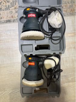 2 Ryobi Orbital Sanders and 2 Chainsaws