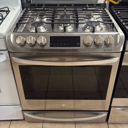 LG Stainless Steel 5 Burner Gas Stove