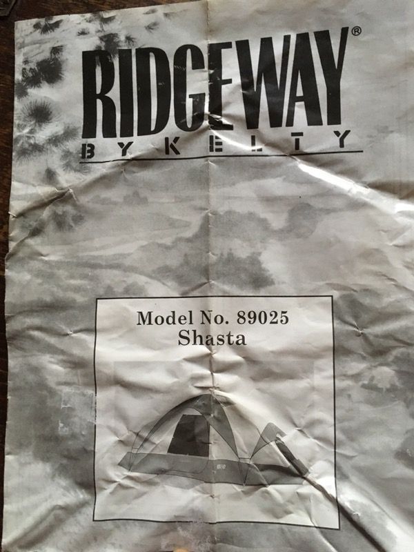 Ridgeway by Kelty, Shasta Tent for Sale in Seattle, WA OfferUp