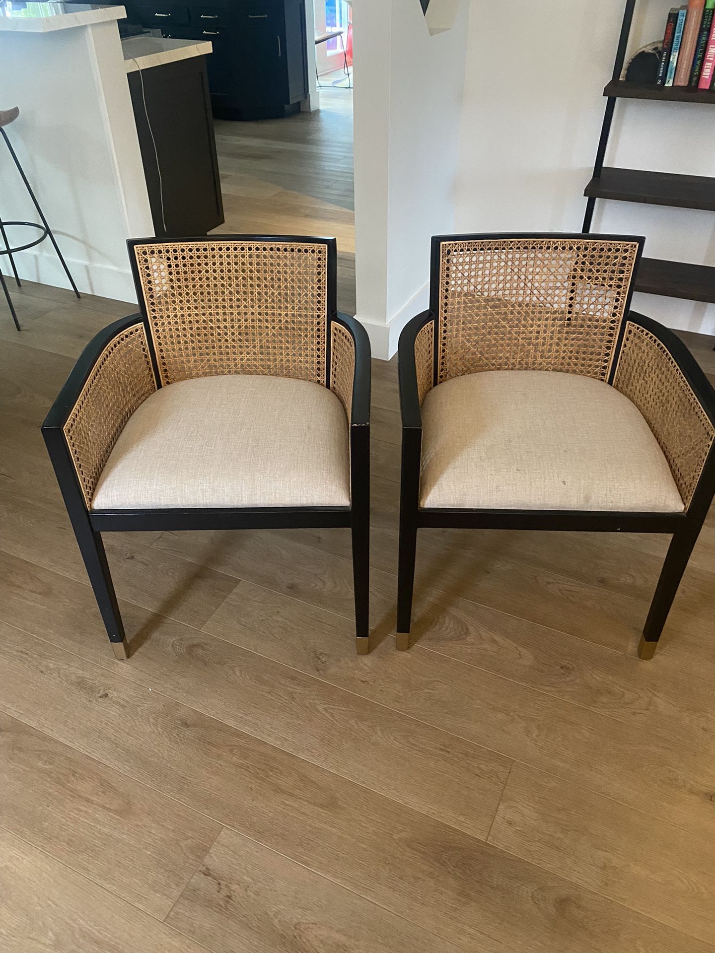 World Market Fynn Wood And Cane Back Dining Chair