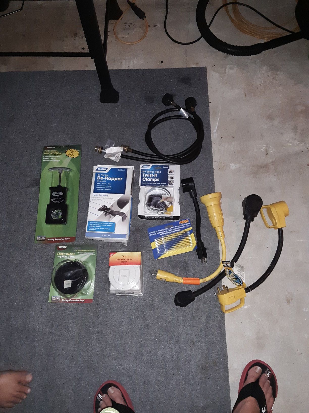 Assortment of Rv parts make offers