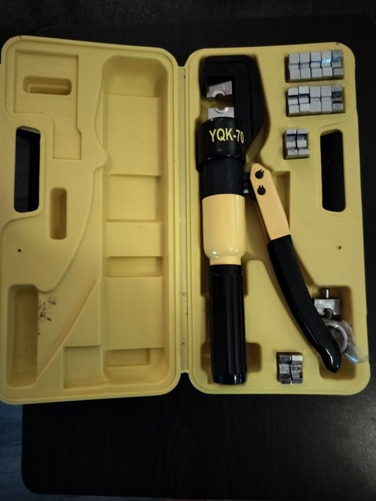 YQK-70 Hydraulic Cable Lug Terminal Crimping Pliers Hand Crimper Tool 4-70MM Die