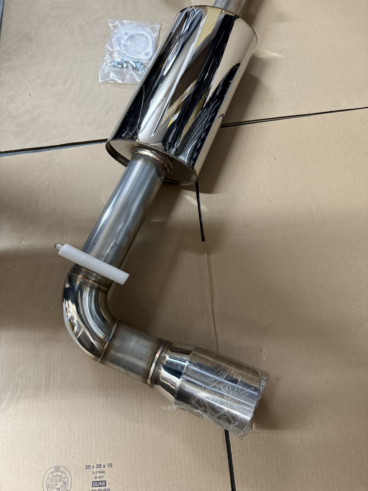 Axle-Back Exhaust w/4 in. Muffler Tip Stainless Steel 11-16 Scion tC