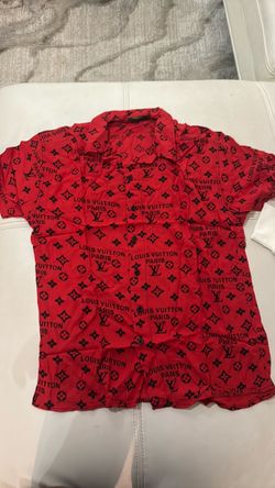 Monogram Button-Up Shirt