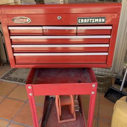 6 Draw Craftsman Vintage Tool Box 