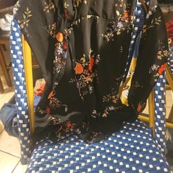 Beautiful Black Flower Dress