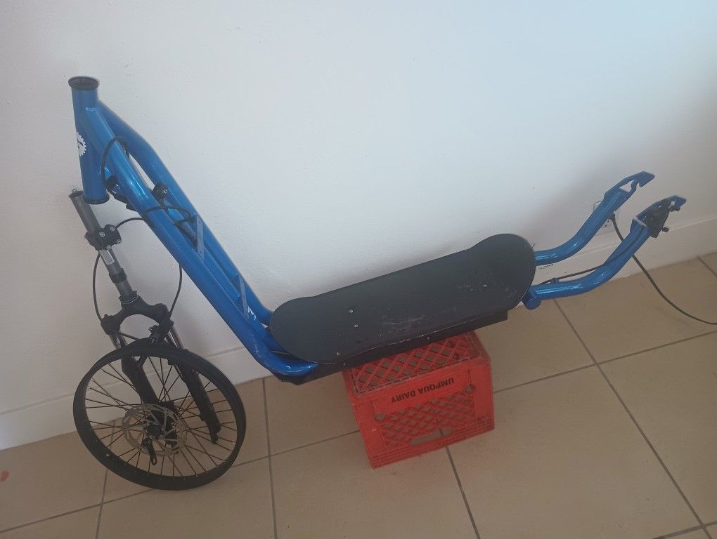 XL Scooter Frame & Fork Front Wheel & Disc Brakes