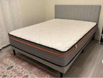 Queen bed and mattress