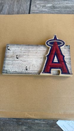 Los Angeles Angels Wooden Key Holder