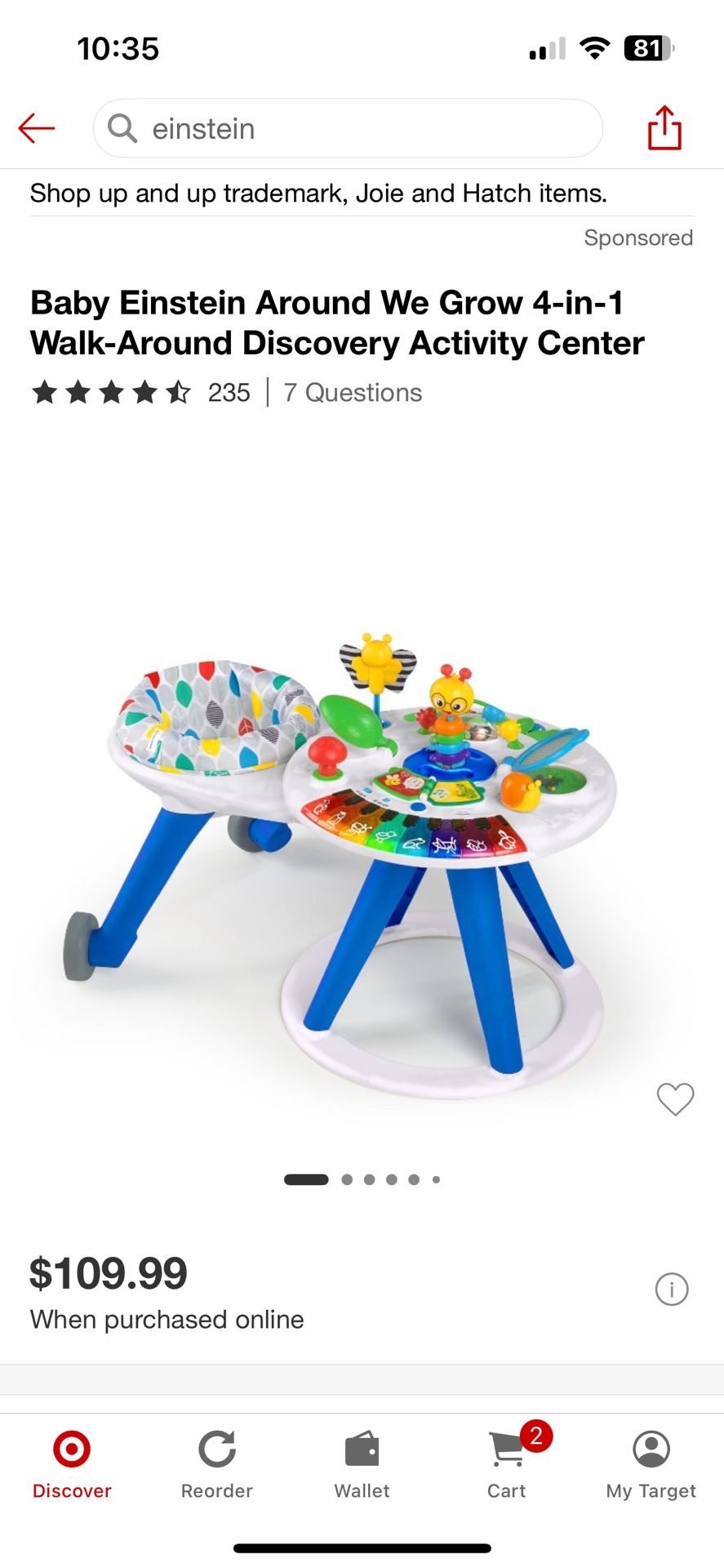 Baby Einstein Around We Grow™ 4-in-1 Discovery Activity Center