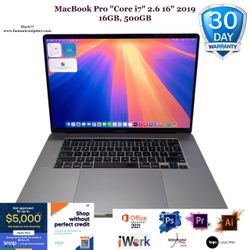 MacBook Pro (16-inch, 2019) Core i7, 16GB, 500GB "H91677"