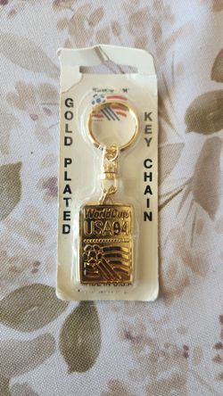 World Cup USA 94 Gold Plated Keychain