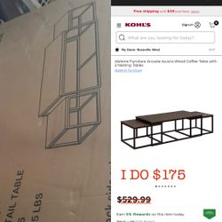 coffee table 