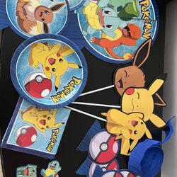 Pokémon Kids Party Decor Supplies 