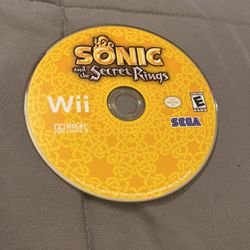 Nintendo Wii Sonic and the Secret Rings Game Single Disc Only